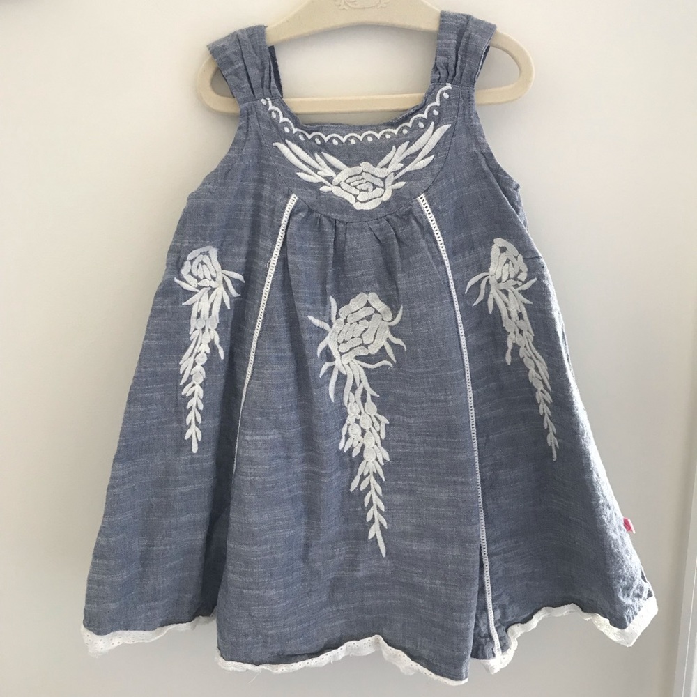 Blue Cotton Dress